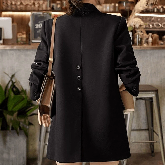 Костюм-куртка женская осень осень весна и осень повседневная корейская версия свободная сетка красный маленький женский костюм популярный гонконгский стиль топ