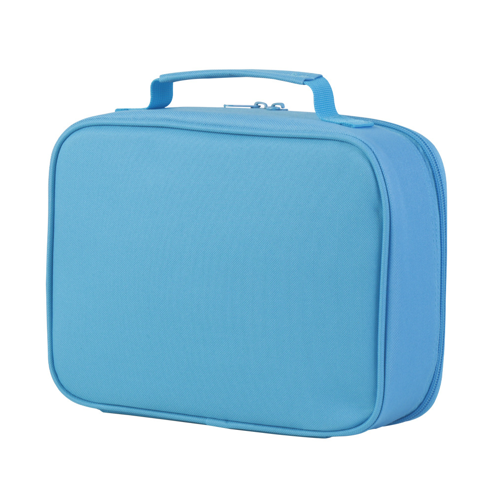 Paquete de almuerzo de estudiantes portátil de dopamina colorido, paquete de almuerzo cuadrado de gran capacidad, paquete de almuerzo de píxeles estrella, mango de juego, paquete de aislamiento térmico