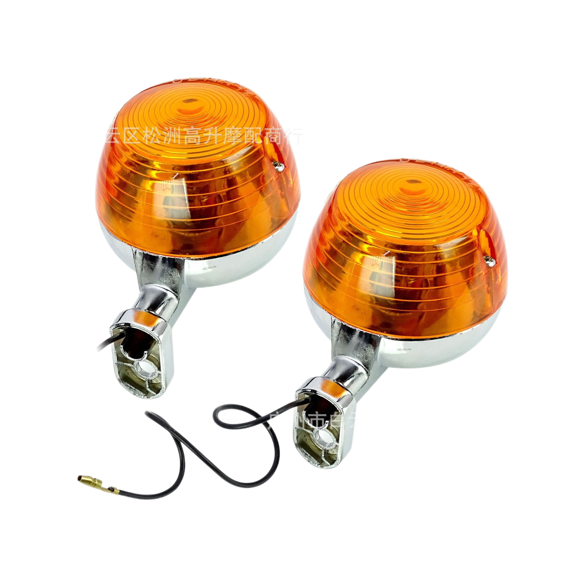 Cross-border e-commerce JH70 metal turn signal light, vintage motorcycle old model CG turn signal light, round turn signal light