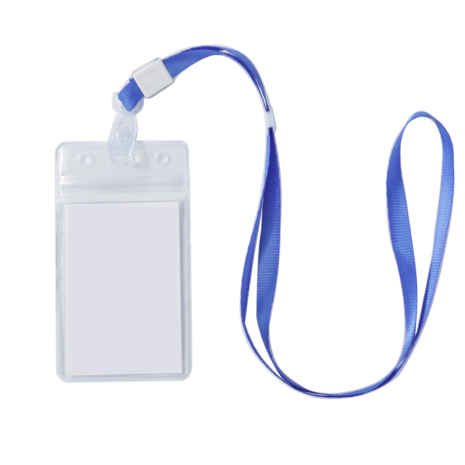 Transparent waterproof work card holder PVC, strap, wholesale