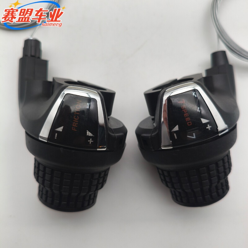 Rs35 Mountain Bike Shifter 3-Speed 6-Speed 7-Speed Bicycle Shifter Speed Controller Handlebar Grip Cycling Accessories Wholesale