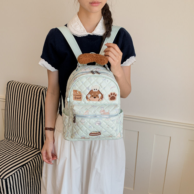 Mochila popular nueva mochila encantadora estudiante de clase 2026 caricatura de perro grande capacidad