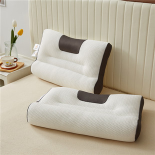 Factory direct 4D three-dimensional anti-traction to help partition cervical pillow to help sleep pillow adult home does not collapse