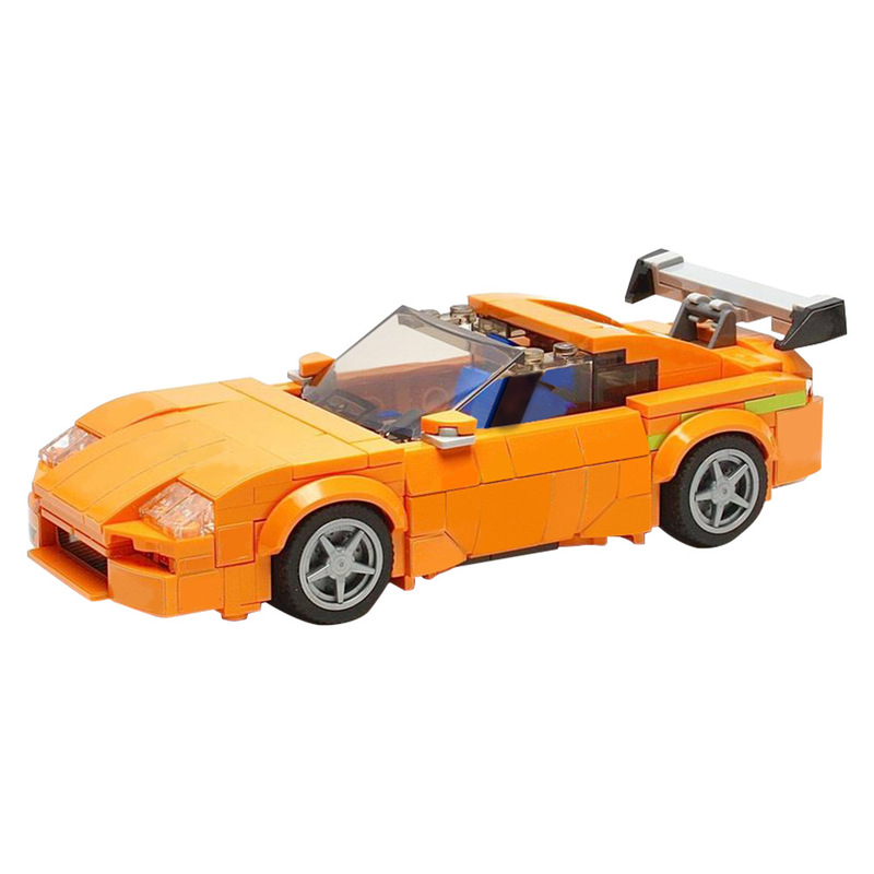 Moc-138484 Car Toyota Supra-Fast and Furious Building Block Toy Compatible with Lego Cross-Border Hot Style Moc-138484 Car Toyota Supra-Fast and Furious Building Block Toy Compatible with Lego Cross-Border Hot Style