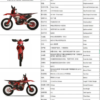 for off-road racing, Kross motosiklet mühərrikləri