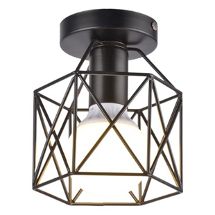 Cross-border retro creative restaurant corridor LED single-head small ceiling lamp Nordic clothing store entrance personalized lamps