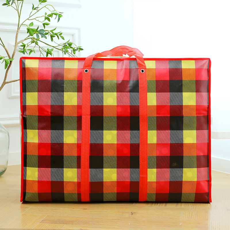 Envío gratuito no tejido recubierto impermeable bolsa móvil de gran capacidad de moda bolsa de equipaje de mano bolsa de almacenamiento de edredón al por mayor