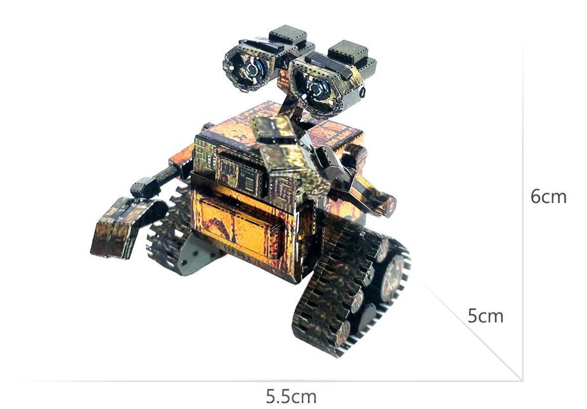 钢模像 3D立体拼装金属拼图 电影Eva伊娃 彩色瓦力机器人成人玩具详情5