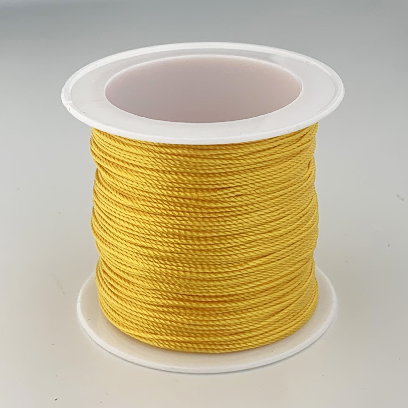 12 hilos de alambre trenzado hilo rojo hilo de color Morandi cuerda trenzada collar cuerda cuerda trenzada a mano material de bricolaje