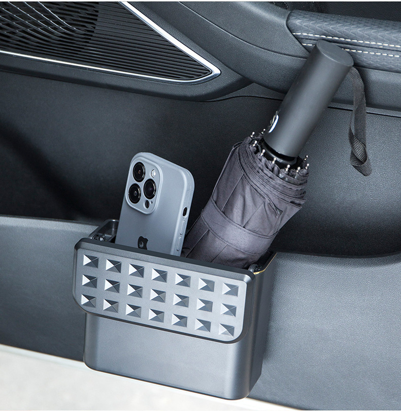 Car Debris Cleaning Storage Box Storage Bag Umbrella Leak-Proof Storage Bag Supplies Car Trash Can with Lid Hanging Type