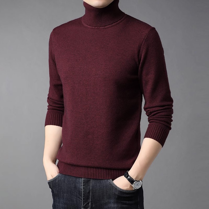 High collar/burgundy