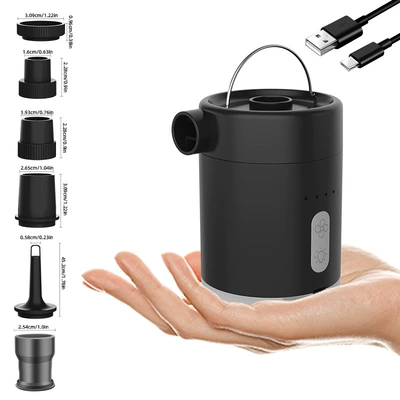 Suction Dual-Purpose Electric Air Pump Hava nasosu - 319-black