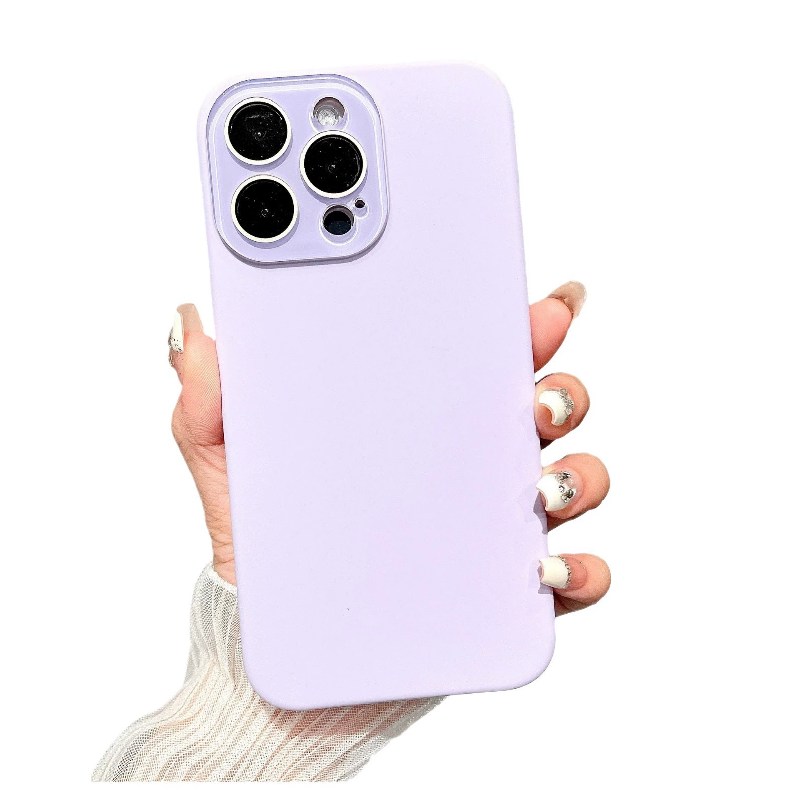 Apple совместимый чехол из силикона для iPhone 16, объектив, 16promax, iphone, защита от падения
