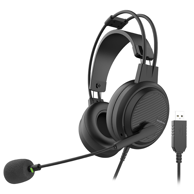 Venta caliente transfronteriza auriculares examen de ingreso a la universidad computadora de escritorio juegos de deportes electrónicos auriculares con cable USB en stock