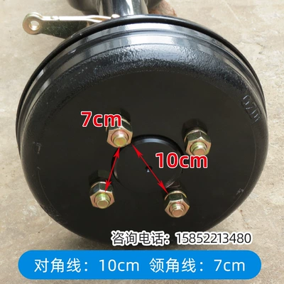Three-Wheel and Four-Wheel Vehicles with Rear axle