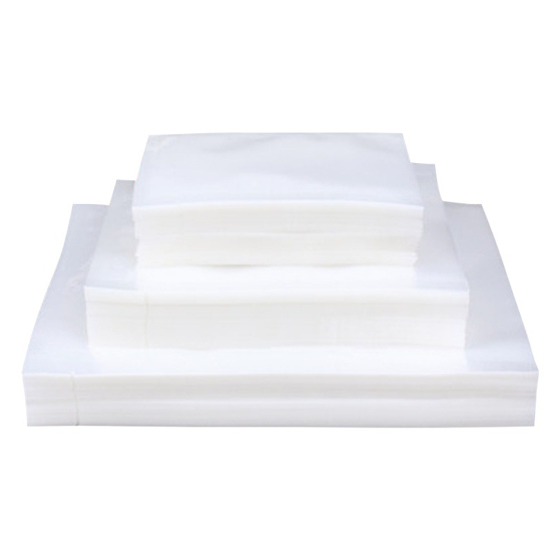 Vacuum Food Bag Wholesale Frozen Sealed Fresh-Keeping Bag Air-Exhaust Seafood Glossy Transparent Three-Sided Sealing Food Vacuum Bag