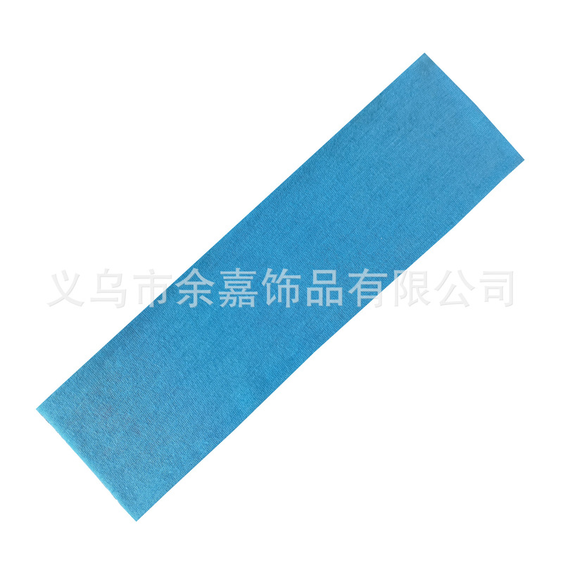 欧美瑜伽弹力头带运动健身跑步吸汗束发带韩版素色头饰头巾发箍|undefined