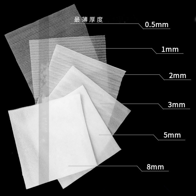 EPE珍珠棉板 分切单张白色珍珠棉薄片材 冲型泡棉超薄珍珠棉