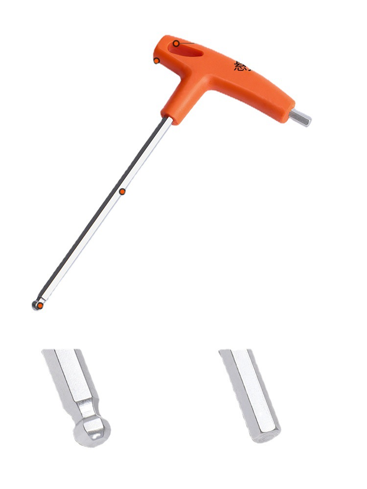 Hexagonal wrench, gloves, set, handle, ball head, 2-5-10mm
