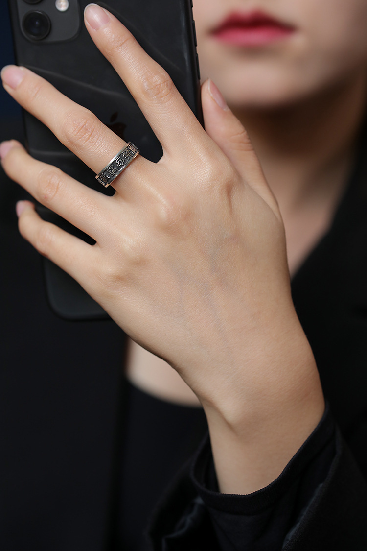 Vintage fortune ring verstelbaar chinese stijl charm_voghion.com