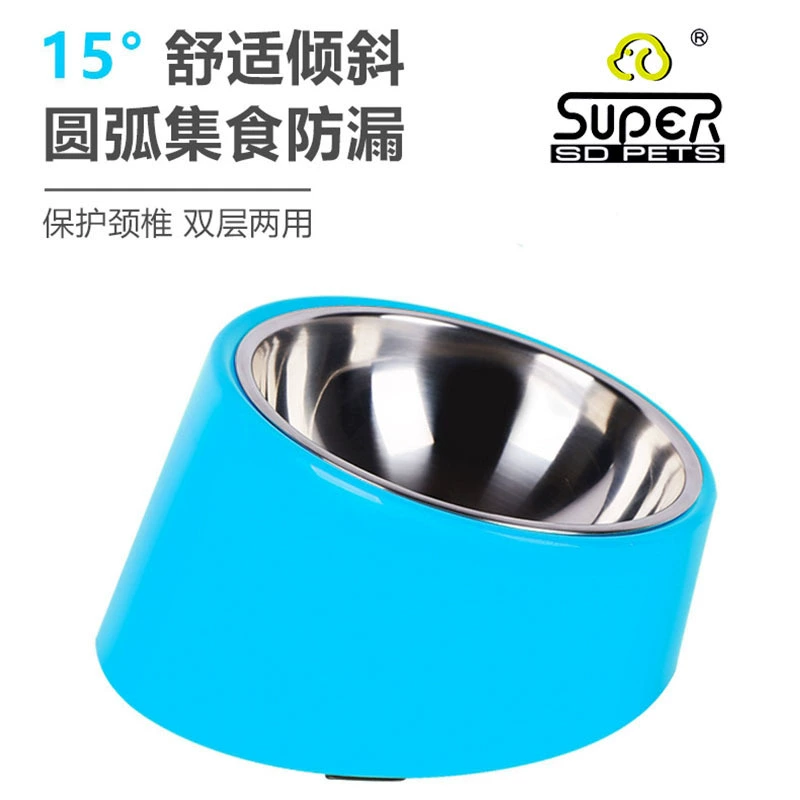 Hupe Super Mapair из нержавеющей стали наклонная круглая миска миска для кошек с плоским лицом