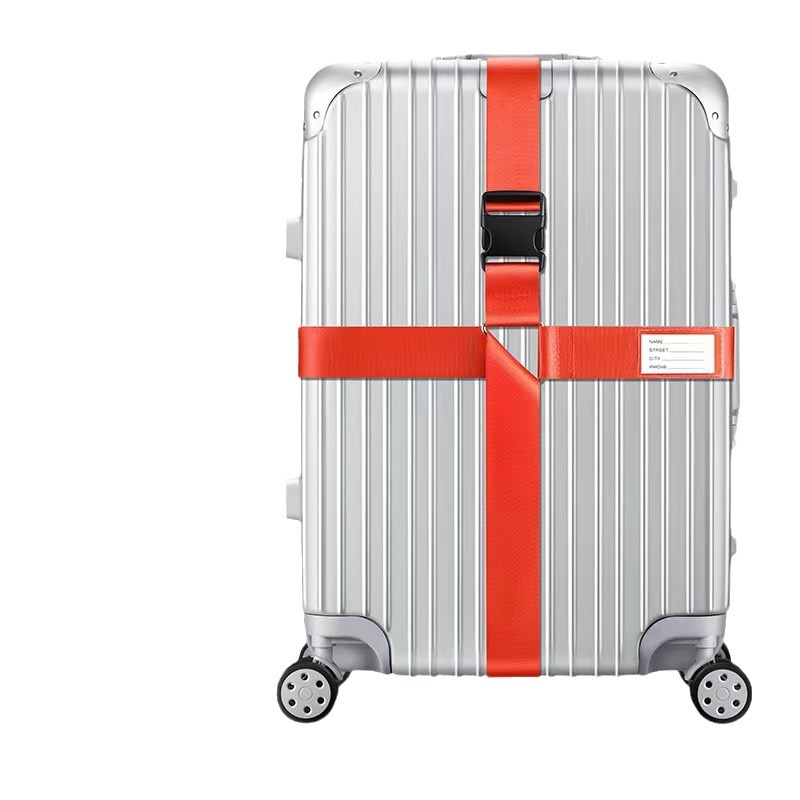 Cinturón de embalaje cruzado de seguridad fijación de envío caja de viaje protector de correa de refuerzo correa de amarre