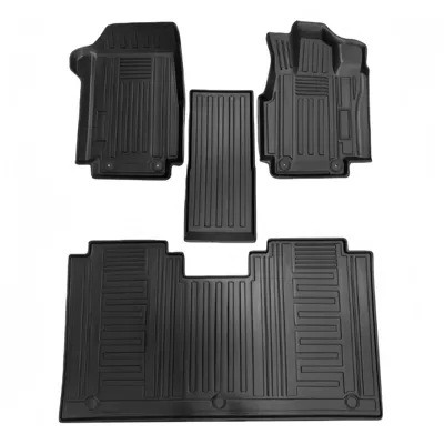 Suitable for 23-24 Serena Serena C28 Right-Hand Drive Eight-Seater Fuel Version Car Floor Mats Tpe Floor Mats (Modelə uyğun ayaqaltı) - 23-24-nissan-serena-c28-right-hand-drive-single-layer-floor-mats-fueleight-seats