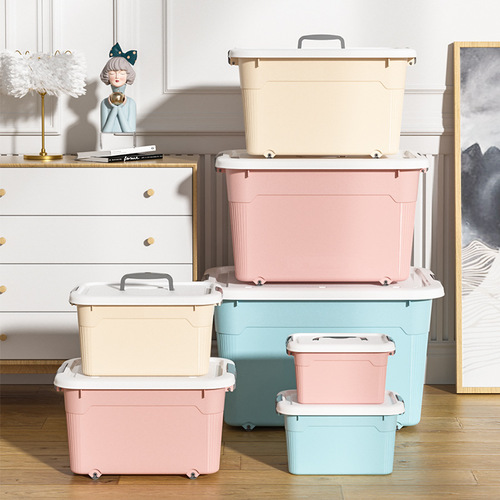 Plastic PP wholesale extra large clothing organizer storage box home car storage box transparent toy storage box