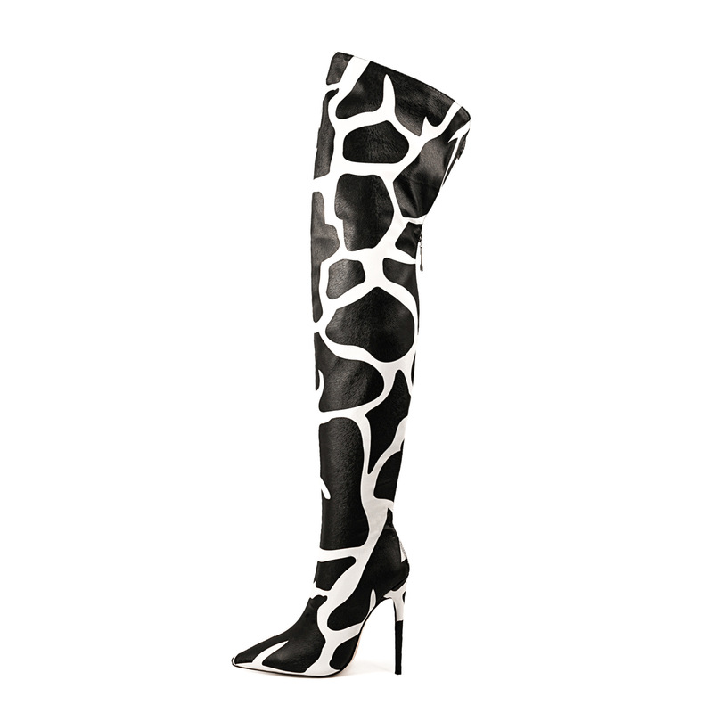 European and American Export Pointed-Toe Stiletto High-Heeled Boots, Size 47, Over-The-Knee Long Boots, Pole Dance Fashion Thigh-High Boots, Flight Attendant Leg-Slimming Women's Boots European and American Export Pointed-Toe Stiletto High-Heeled Boots, Size 47, Over-The-Knee Long Boots, Pole Dance Fashion Thigh-High Boots, Flight Attendant Leg-Slimming Women's Boots