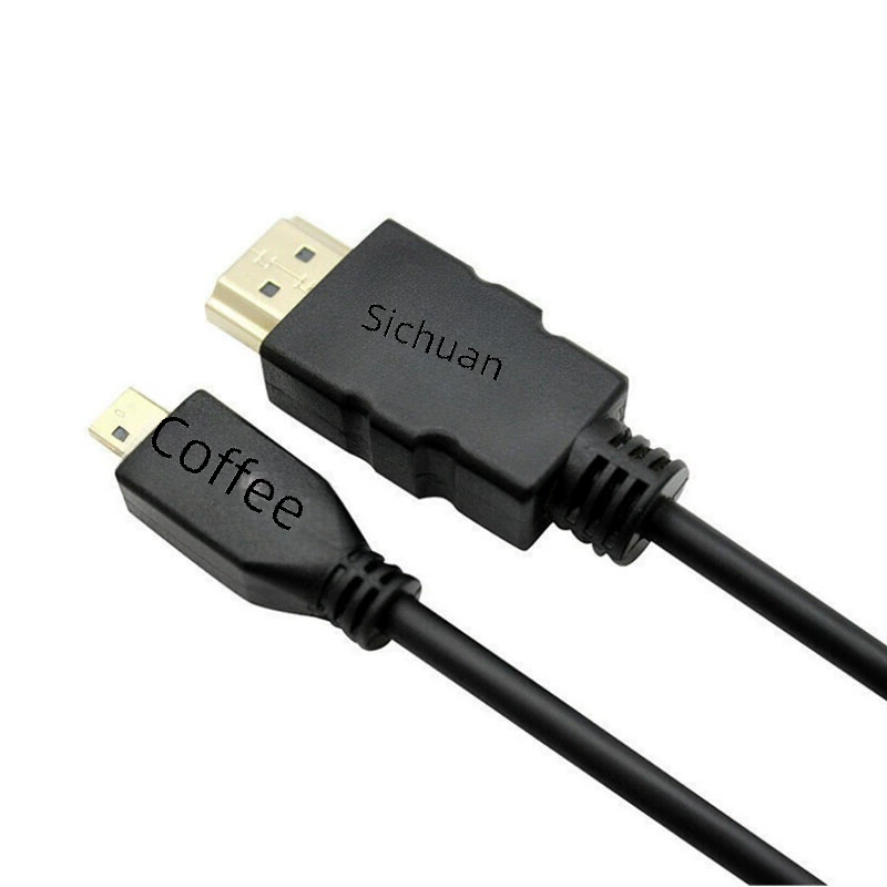 Микро–HDMI к HDMI кабель, HD кабель передачи данных, кабель соединения для планшета, камеры и монитора