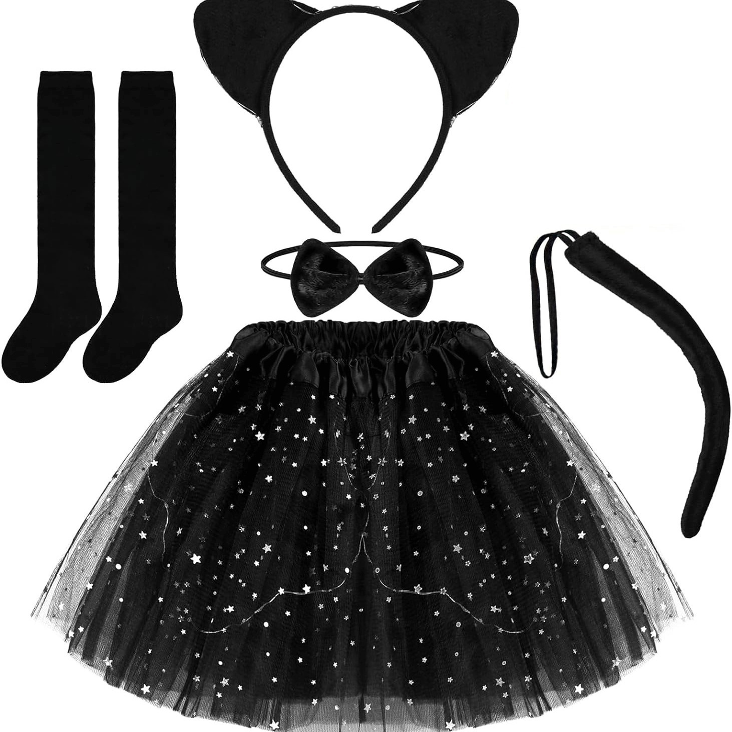 Halloween kinderpanda hoofdband dansvoorstelling panda hoofdband rekwisieten volwassen verkleed cosplay_voghion.com
