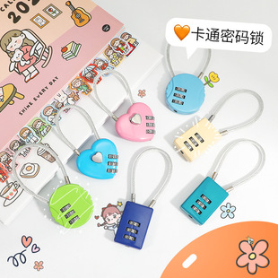 批发卡通密码锁挂锁锁子锁头小锁柜子锁学生宿舍行李箱迷你通用型-阿里巴巴