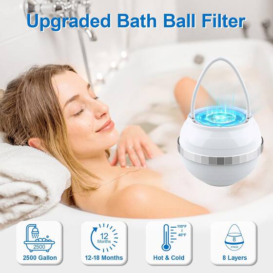 Cross-border new bathtub filter bath treasure hanging installation-free shower filter household bath filter