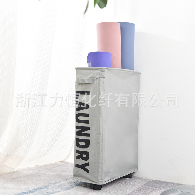 Cesta de lavandería de tela ropa de una sola rejilla caja de almacenamiento de artículos diversos bolsa de almacenamiento de malla suministros para el hogar cesta de lavandería