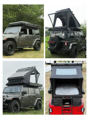 Avtomobil dam çadırları outdoor camping tent, solar panel