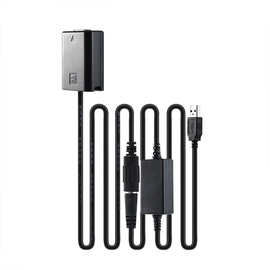 NP-FW50假电池 ZV-E10 A6500 A7S R2 M RX10外接USB充电宝供电线