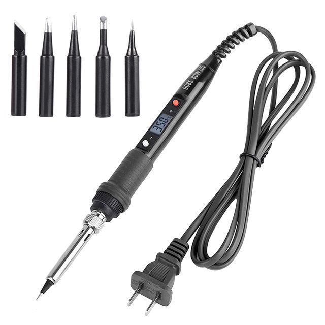 80W数显电烙铁家用小型电焊笔维修焊接高品质可调温焊锡枪套装
