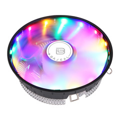 渦巻き版デスクトップコンピュータCPUヒートシンクはIntel AMDマルチプラットフォーム3ピンファン静音を適用します。