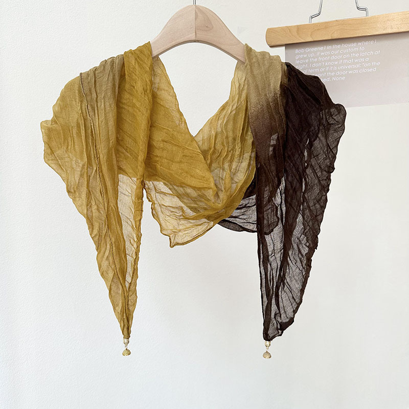 Buckle magnético pliegue bufandas de algodón y lino collar protector de cuello frío otoño y invierno decoración de moda bufandas cuadradas