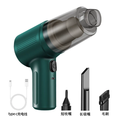 Tozsoranlar Handheld Portable Suction and Blowing - green-wireless-blow-and-suck-in-one-1200-mah