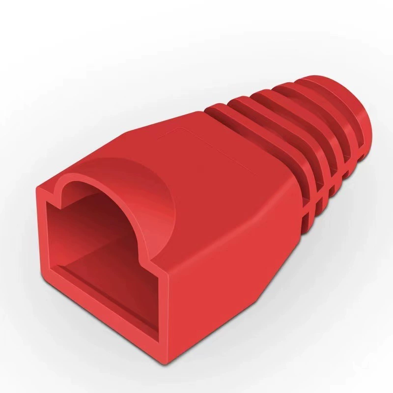 Цвет Хрустальная головка оболочка ультра-пять Хрустальная головка оболочка шесть RJ45 Crystal Head Пластиковая оболочка из ПВХ-Поддержка настройки
