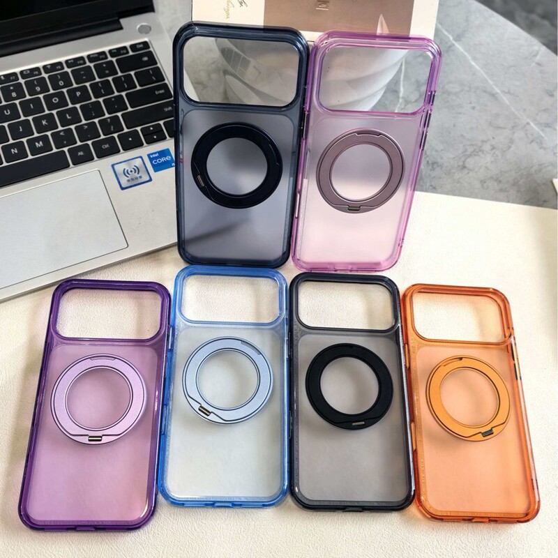 Apple Colored Sand 360-Degree Rotating Stand Phone Case Apple 16 Ring Stand Suitable for iPhone 17 Phone Case Apple Colored Sand 360-Degree Rotating Stand Phone Case Apple 16 Ring Stand Suitable for iPhone 17 Phone Case