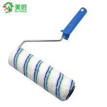 厂家供应9寸热熔细毛乳胶漆刷内墙涂料滚子 辅材装修工具刷墙