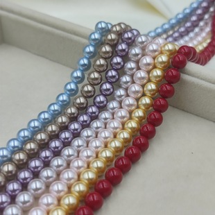 High-brightness Shijia Pearl Full Color Swaro Pearl Beads Beads Beads Beads Beads Beads Beads high quality Peel-free Fading Beads
