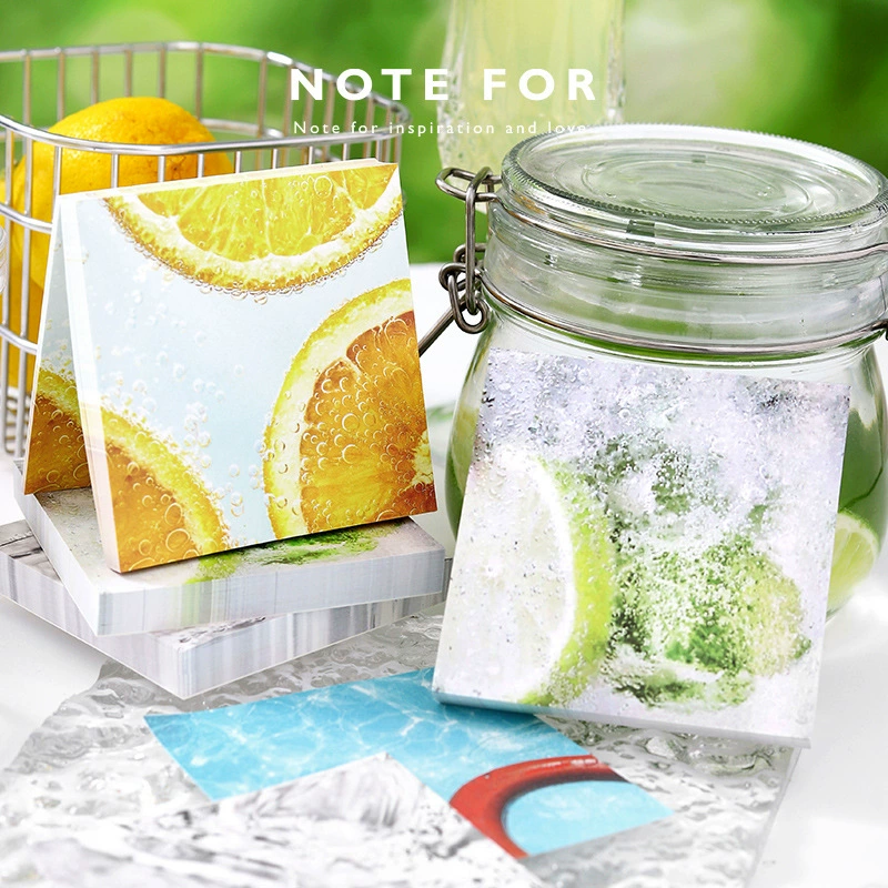 Набор из 100 стикеров Jilu NOTE FOR Sunny Glass Series: свежие заметки, сообщения, декор для блокнота