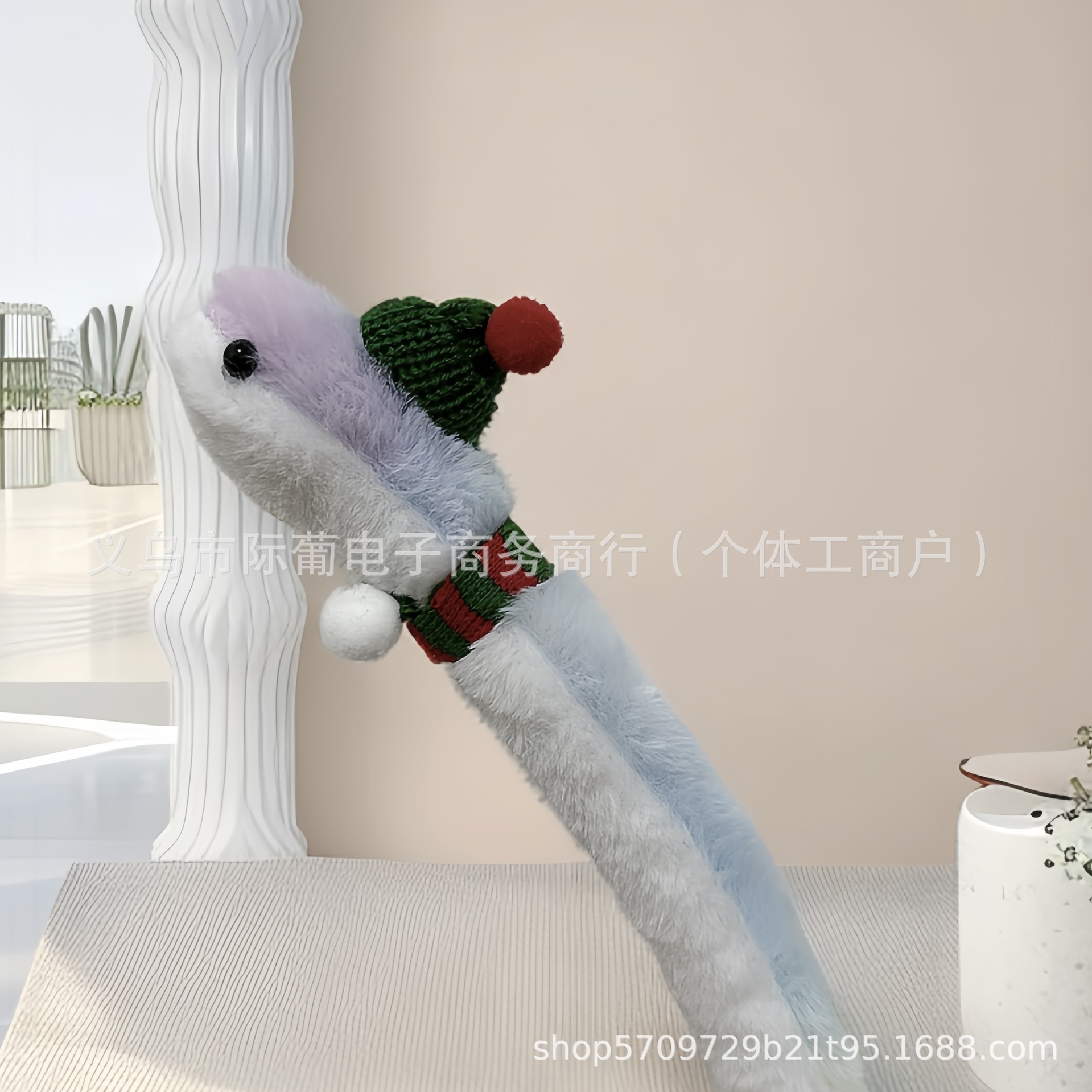 Cute muñeca serpiente azul 2025 año de la serpiente mascota muñeca de tela muñeca creativa muñeca extraña