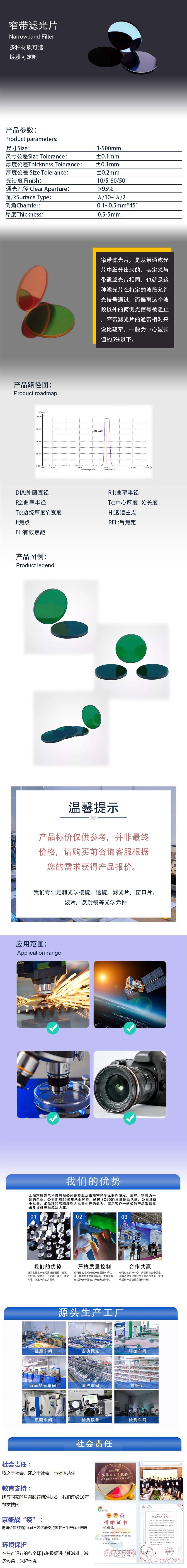 窄带滤光片详情页