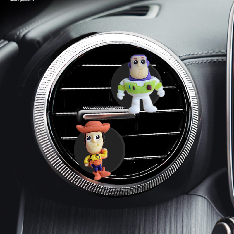 Explosión transfronteriza Toy Story Car Perfume Clip de salida de aire Adornos de aromaterapia Lindas decoraciones de automóvil