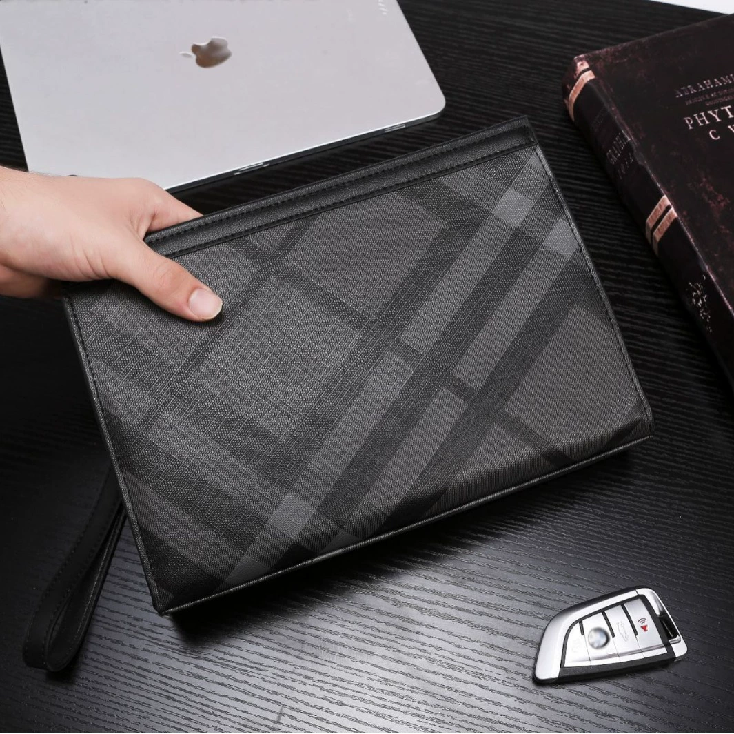 Small clutch bag, wallet, capacious mobile phone, hand loop bag, business version, high-end