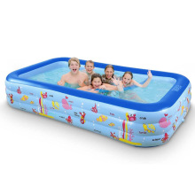 厂家现货充气游泳池夏日 2.1米家庭儿童水池户外玩具沙池大号浴缸